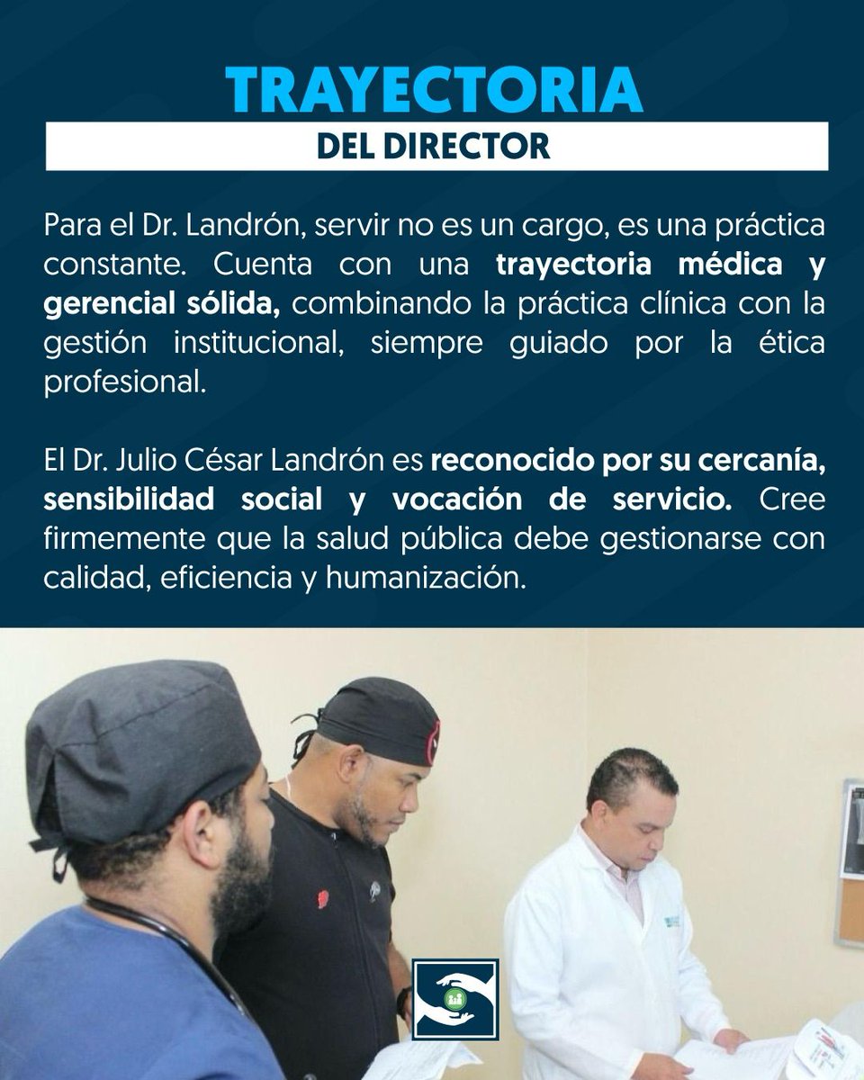 #ConoceAlDirector del SNS.

👉El nuevo titular del SNS, <a href="/dr/">Dan Rowden</a>.juliolandron, se destaca por una dilatada trayectoria de vocación y servicio.

 En esta serie te invitamos a conocer parte de su recorrido profesional y raíces familiares.

#SNSRD