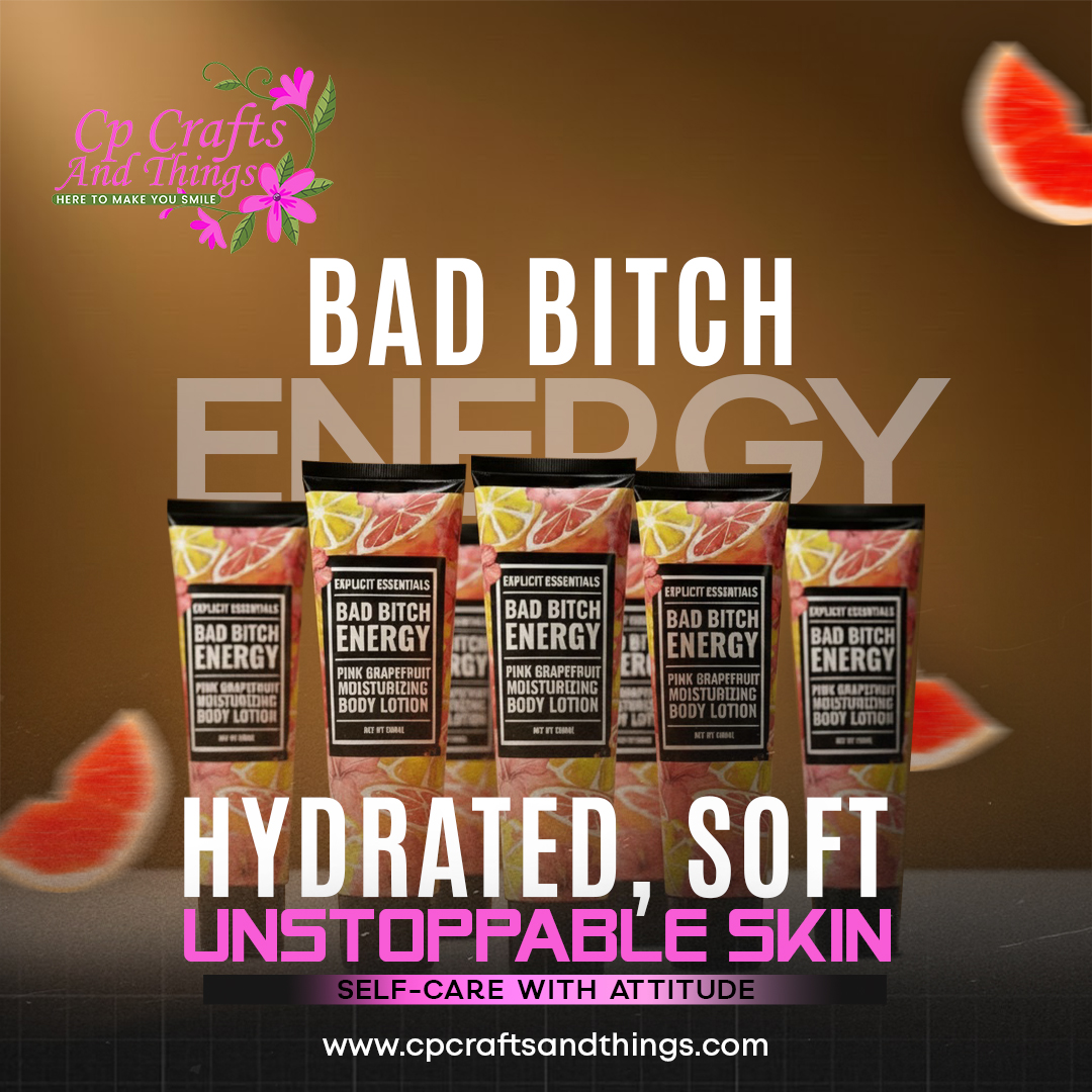 cpcrafts_things's tweet photo. Unapologetically Bold. Unforgettably Smooth. Hydration that slaps, with a side of sass.
Pik Grapefruit + Confidence = Bad Bitch Energy.

#CPCraftsAndThings #BadBitchEnergy
#GlowUpEssentials #SkincareWithAttitude
#BoldAndHydrated #BodyLotionGoals
#SelfCareIsPower https://t.co/SHJAHgox9a
