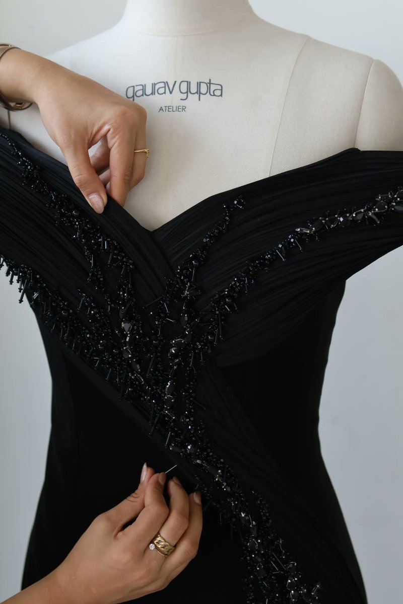 “Inspired by the ethereal power of her voice, presence, and grace.” — Gaurav Gupta