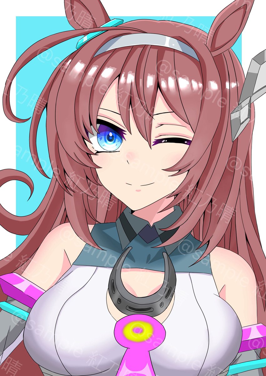 kure_uma's tweet photo. 依頼でミホノブルボン描いたよ！
#ウマ娘
#ミホノブルボン https://t.co/i5VvH8hRXM
