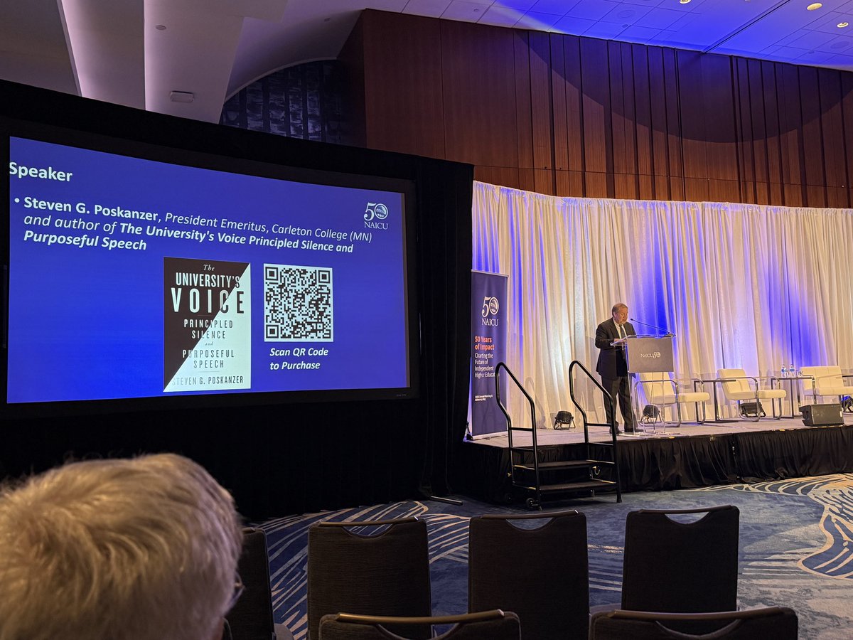 STUPrez's tweet image. Attended The University’s Voice: Advocacy &amp;amp; Mission Alignment. A meaningful conversation on aligning institutional advocacy efforts with mission, values, and impact in today’s higher education landscape.

#NAICU #HigherEducationAdvocacy #MissionDriven #HigherEdLeadership