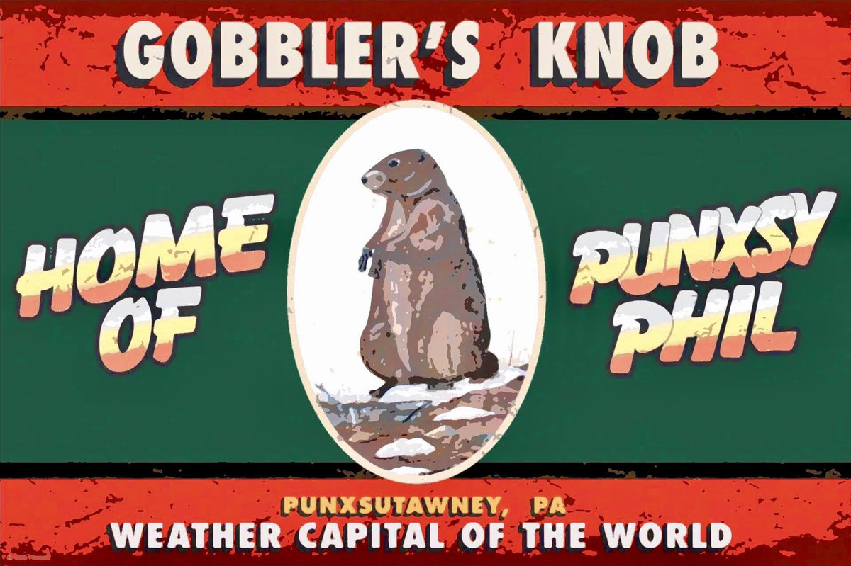 RetroNewsNow's tweet image. On February 2, 1887, #GroundhogDay, featuring a rodent weather prognosticator named Punxsutawney Phil, was celebrated for the first time at Gobbler's Knob in Punxsutawney, Pennsylvania