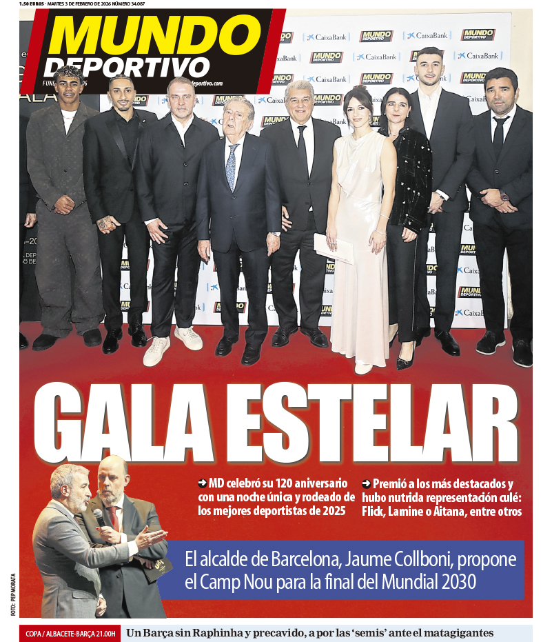 mundodeportivo's tweet photo. 🗞️ #PortadaMD https://t.co/aCAuGORKoi