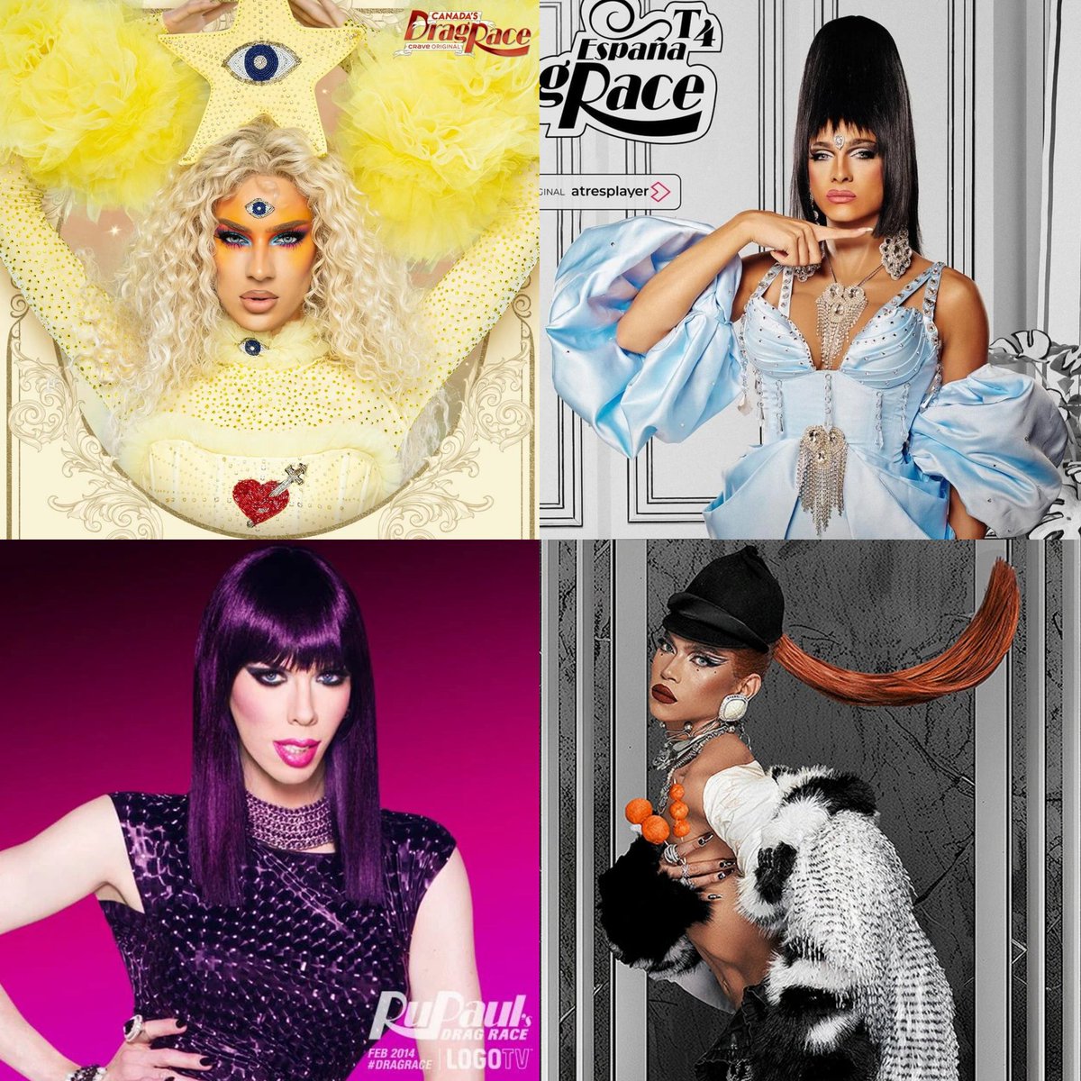 Lucido_08's tweet image. Top4 most iconic Porkchops, if you ask me.
#DragRace #rupaulsdragrace #Españadragrace #DragRacePH #CanadasDragRace