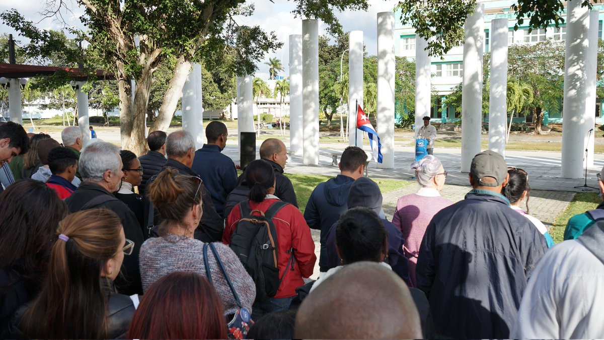 ⭐ El presidente de la #FEU en la UCI, <a href="/alainuci/">Alain Álvarez</a> expresó la firme posición de la organización que representa, y condenó las acciones crueles e injustas que pretenden desestabilizar nuestro país, pero #CubaNoEstáSola y saldremos victoriosos ✊.