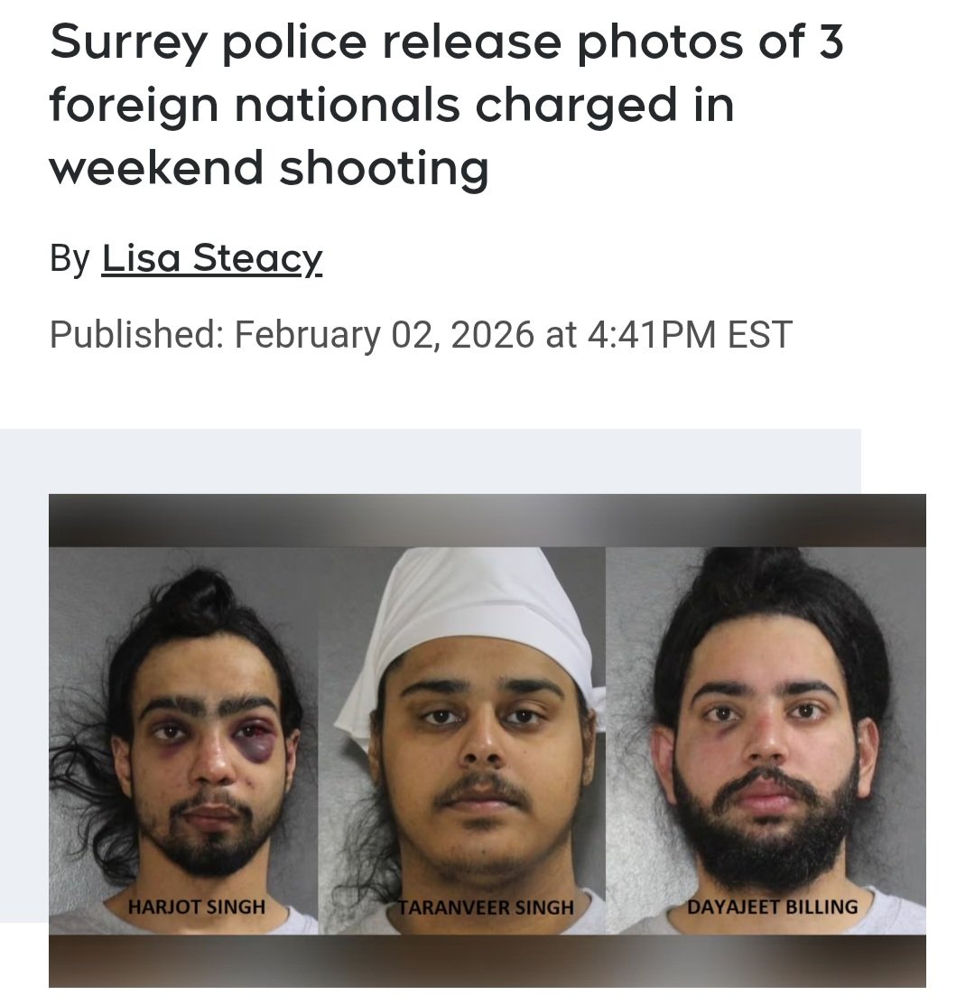 There have now been 5 foreign nationals arrested and charged for firearms offences in Surrey in a week. 

We need more action from the Federal Government to remove dangerous criminals from Canada.

ctvnews.ca/vancouver/arti…