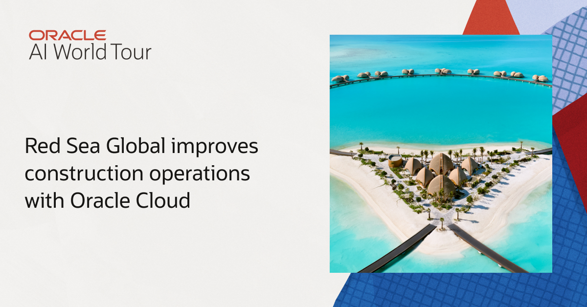 🏗️🌴 Red Sea Global has selected <a href="/Oracle/">Oracle</a> Aconex Cloud and Primavera to help transform the delivery of some of the world’s most ambitious hospitality destinations across Saudi Arabia. 

Read more: social.ora.cl/6011hG4W1