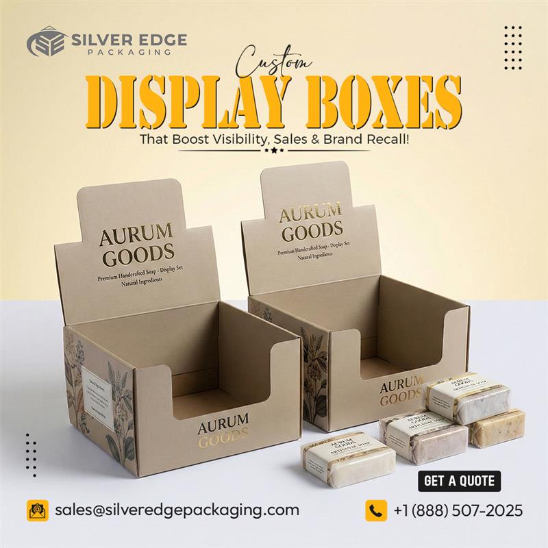 SilverEdgePack's tweet image. Custom Display Boxes That Boost Visibility, Sales &amp;amp; Brand Recall!

𝐆𝐞𝐭 𝐚 𝐐𝐮𝐨𝐭𝐞: silveredgepackaging.com/display-boxes/ 
𝐄𝐦𝐚𝐢𝐥: sales@silveredgepackaging.com
𝐂𝐚𝐥𝐥 𝐮𝐬: +1 (888) 507-2025
#SilverEdgePackaging #CustomDisplayBoxes