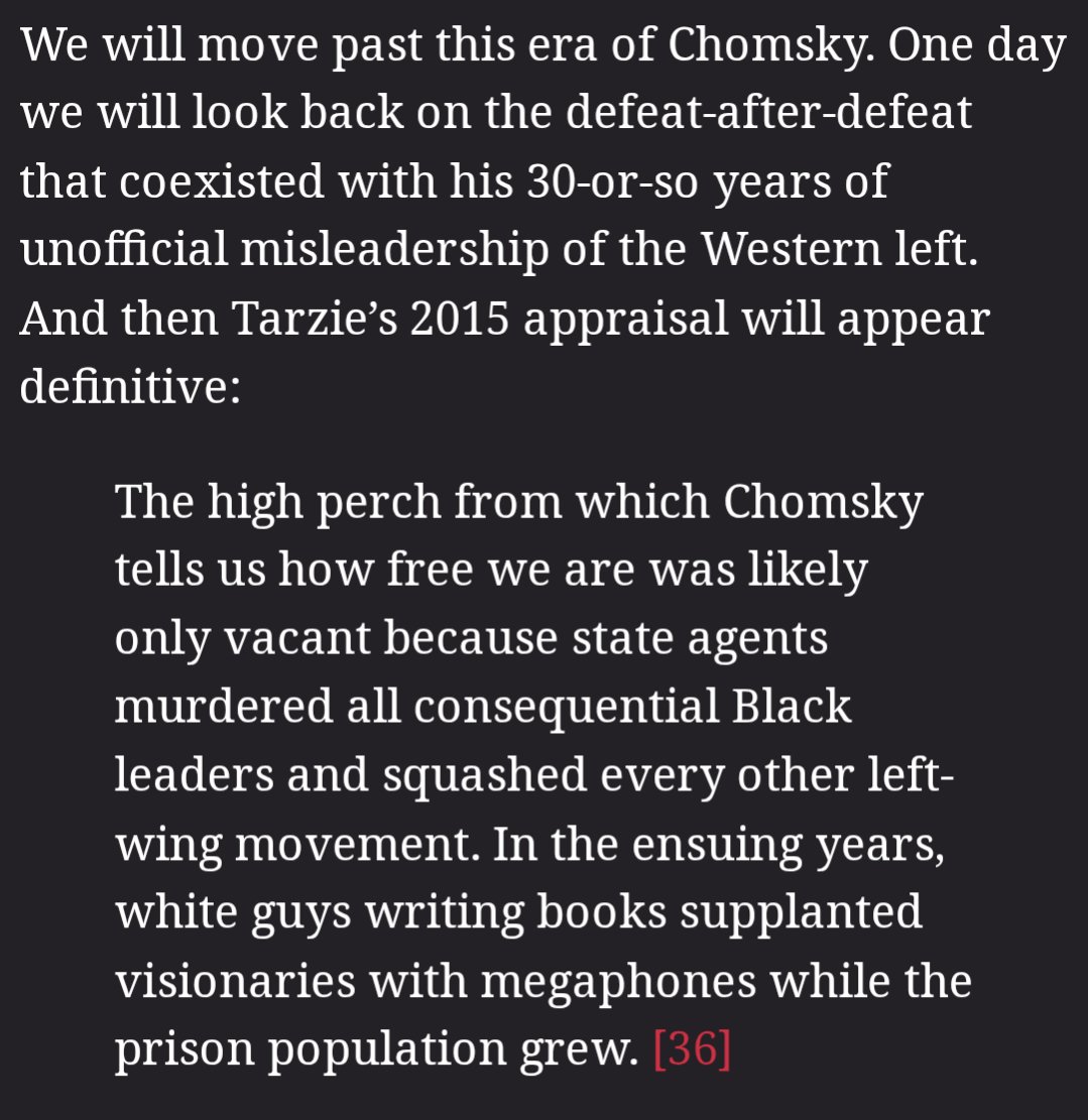 boss_on_here's tweet photo. It's never been a better time to read Roderic Day's essay On Chomsky https://t.co/zuHdcAISSr