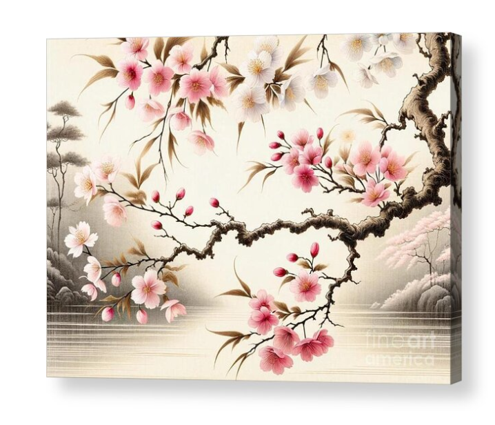 indigoartpal's tweet photo. Soft blossoms. Quiet strength. Timeless calm. This artwork was created as a reminder that beauty doesn’t rush — it unfolds. Available on Fine Art America in multiple sizes and formats. View details & explore options here: https://t.co/jLa0mgCPW0

 #CherryBlossomArt #NatureInspiredArt #WallArtDecor #ArtGiftIdea #SereneSpaces #FineArtAmerica #MindfulLiving #ArtCollector