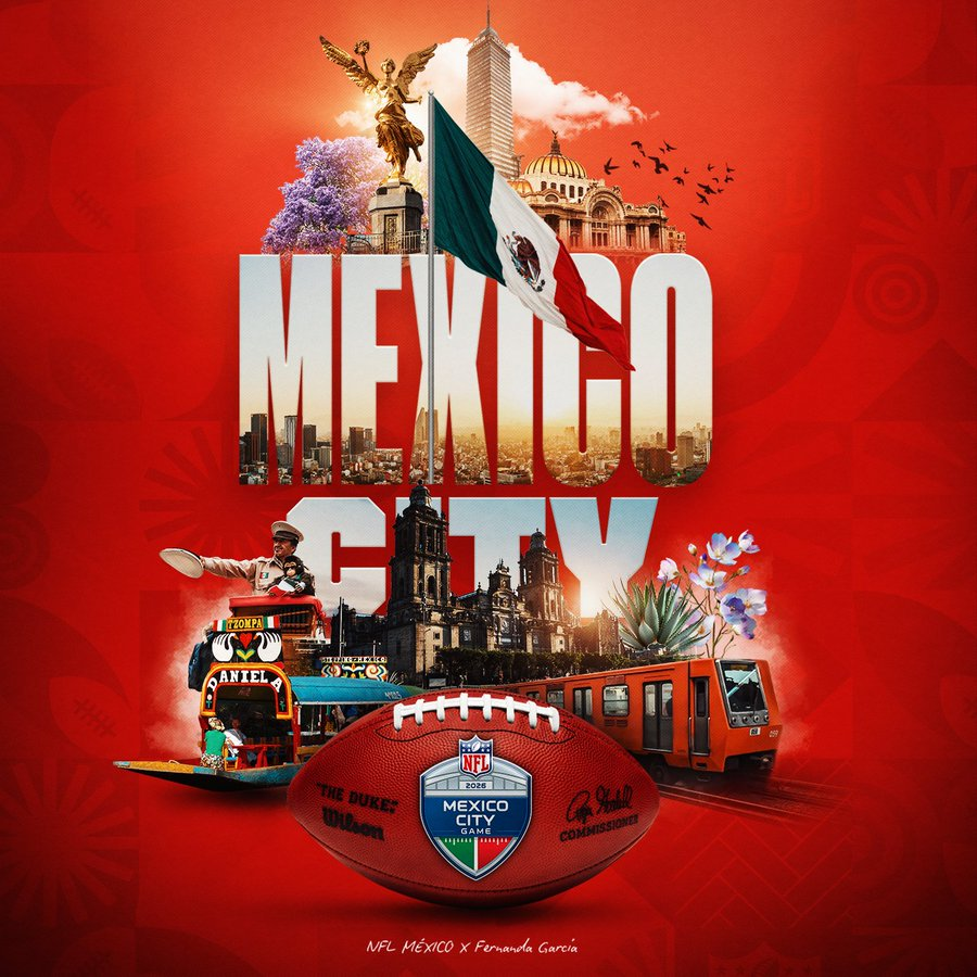 ¡CONFIRMADO! NFL Mexico City Game 2026 🇲🇽 #NFL #NFLMexico