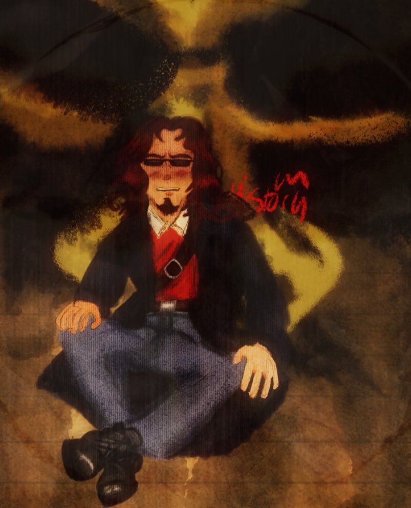 hist_chill420's tweet photo. He’s just in a silly goofy mood y’all. He’s having ‘nam flashbacks or smthn.

| #ArtistOnTwitter | #digitalart | #postal1997 | #postaldude | #runningwithscissors | #postalgame https://t.co/4o8cLGFhaa