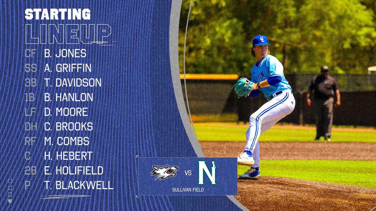 colinathletics's tweet photo. BSB  | Here's the Starting Lineup for the Wolves in game two as they look for the sweep of the Pelicans! #BackThePack https://t.co/rKg3sPHhXl