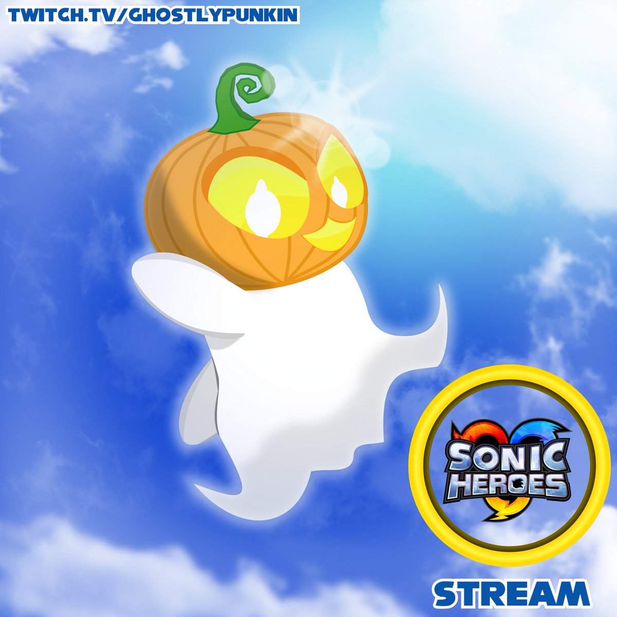 GhostlyPunkin's tweet photo. Continuing my sonic playthroughs and starting Sonic Heroes tonight at 8pm EST! #sonicheroes #Sonicthehedgehog #twitch 
https://t.co/gmhMAhfx5T https://t.co/n3SM92UcqR
