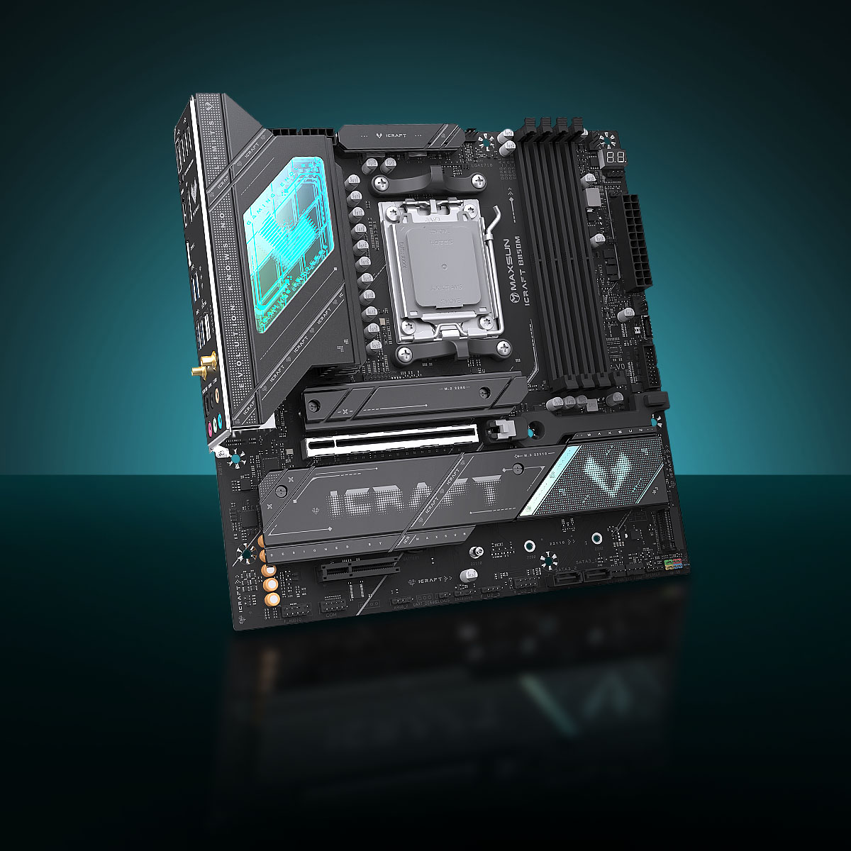 Maxsunjp's tweet image. おはようSUN！☀️

Q. どれが好き？ A. 全部。（即答）

m-ATXのこの密度感、たまらないですね🤤 
日本への上陸も……お楽しみに！

#MAXSUN #PCBuild