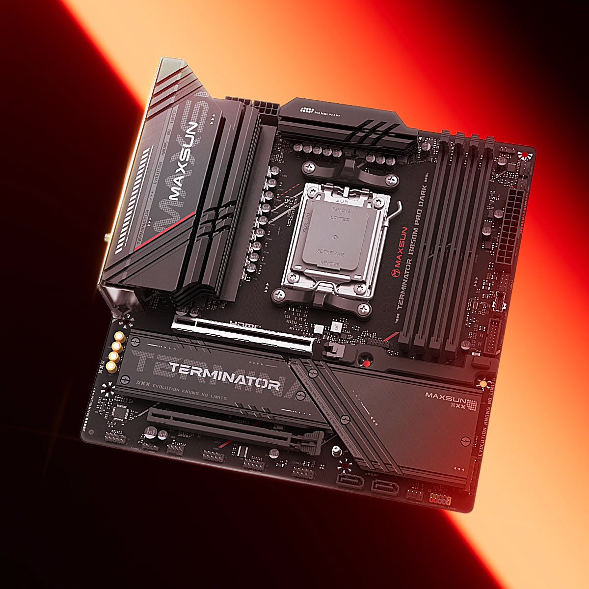 Maxsunjp's tweet image. おはようSUN！☀️

Q. どれが好き？ A. 全部。（即答）

m-ATXのこの密度感、たまらないですね🤤 
日本への上陸も……お楽しみに！

#MAXSUN #PCBuild