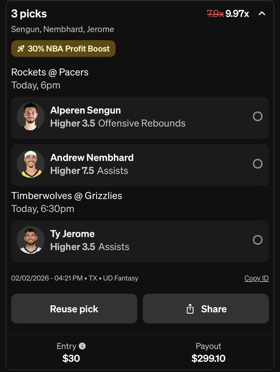 ThousandBandSam's tweet photo. @jmspubes #nba #picks #Gambling𝕏 https://t.co/Eh2QEKPJoF