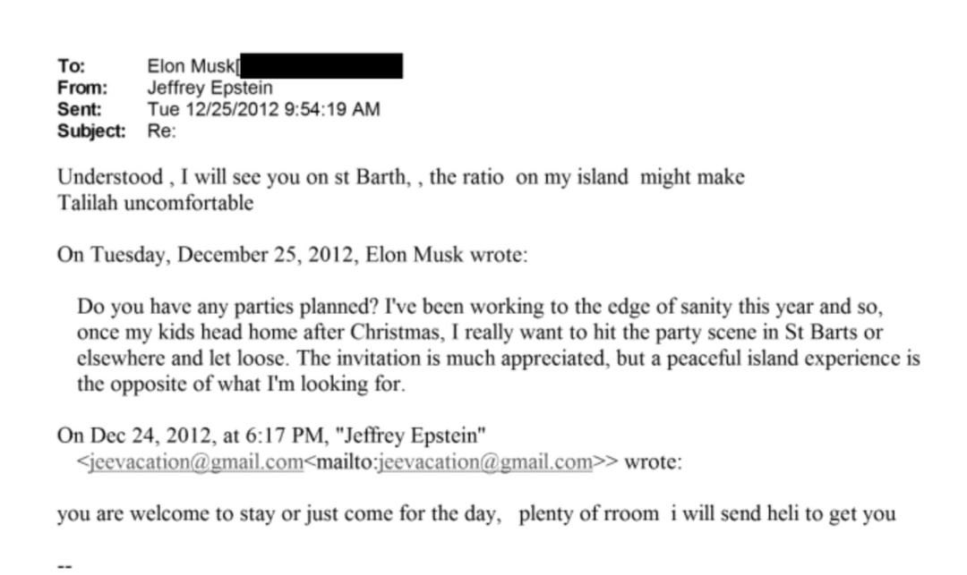 maleklogic's tweet photo. @elonmusk is a creepy, disgusting, pedophile. Proof is now public knowledge. Look at him begging Epstein to get to the island. Fucking disgusting 🤢 https://t.co/hw71wYJux6