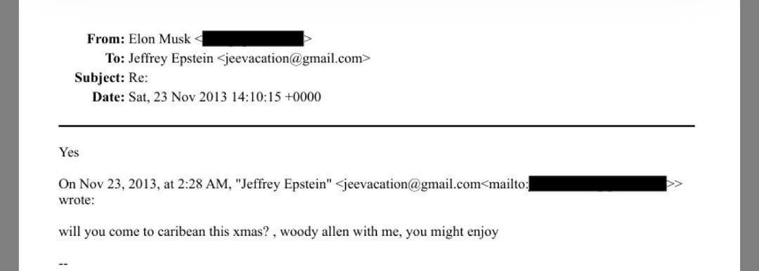 maleklogic's tweet photo. @elonmusk is a creepy, disgusting, pedophile. Proof is now public knowledge. Look at him begging Epstein to get to the island. Fucking disgusting 🤢 https://t.co/hw71wYJux6