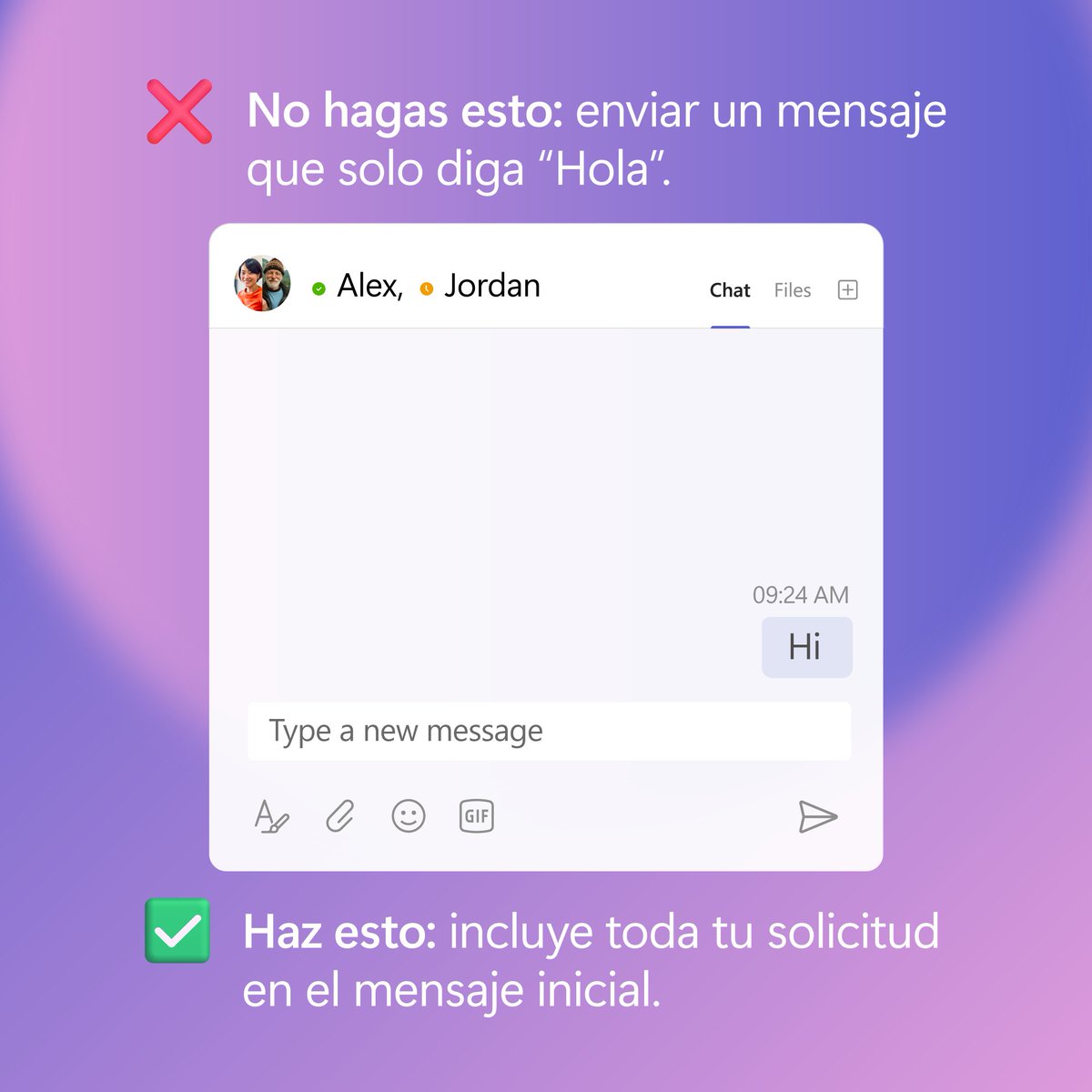 MicrosoftLatam's tweet photo. Aprende lo que sí y lo que no. 

¡Únete hoy! 🤌 #MicrosoftTeams https://t.co/uVFioRU2Wi