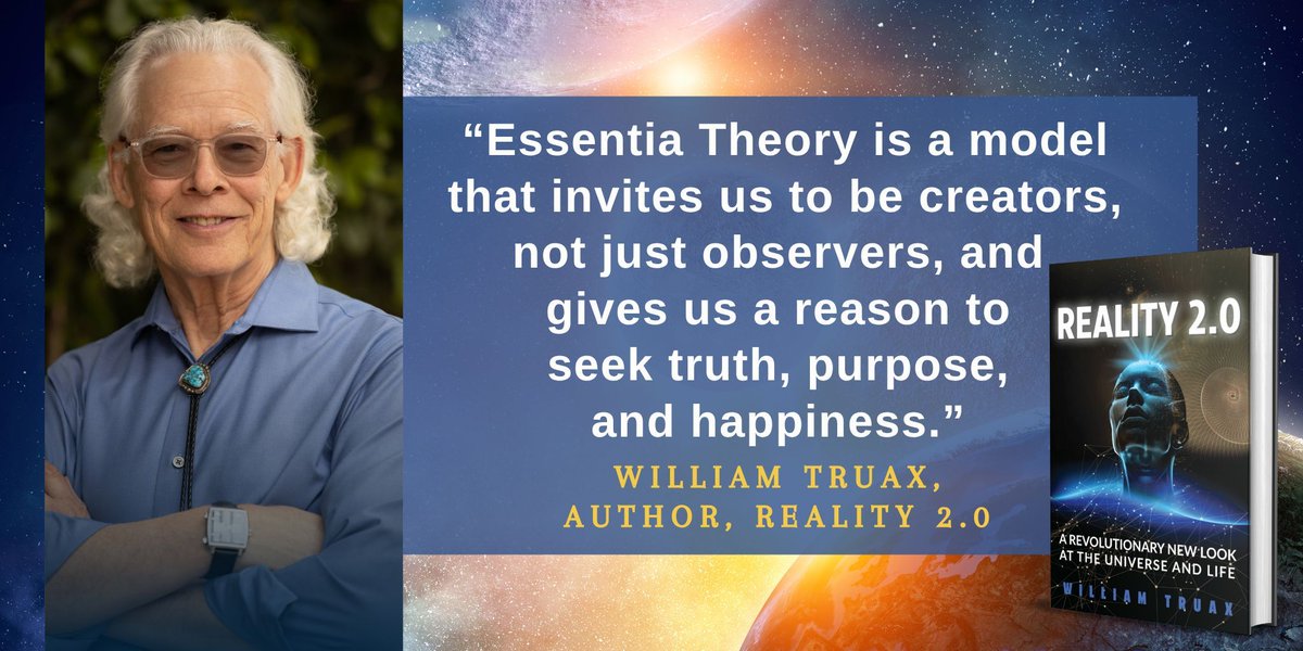 IAN_AuthorPromo's tweet image. “We are conscious beings with minds housed in evolved animal bodies.”— William Truax, Author #Spirituality #HumanNature @abookpublicist amazon.com/Reality-2-0-Re… #IAN1 #IARTG #intellectualreads