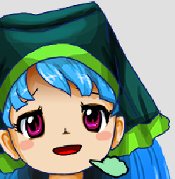 AyoItsYoEmm's tweet photo. seeing keiki turns my brain off for a minute and makes me do highly illogical things for brief periods

keiki haniyasushin the character that you are i love you so dearly

on a related note her sprites are funny because she has two exhales and one is just. Green?? like yeah sure https://t.co/698GXCGzNA