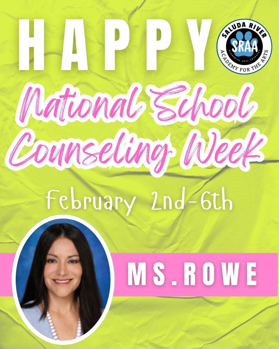 SRAABOBCATS's tweet photo. February 2nd-6th is National School Counseling Week! Help us shower Ms. Rowe with shout outs this week! We are grateful to have her as a part of the Bobcat family! @LexingtonTwo https://t.co/zTENFdcFoy