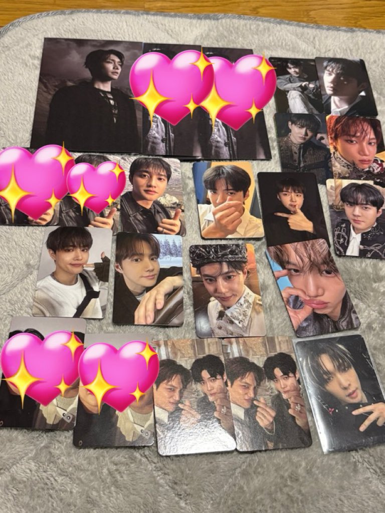 EXO トレカ 交換 譲 ギョンス、セフン、レイ、スホ、カイ 求