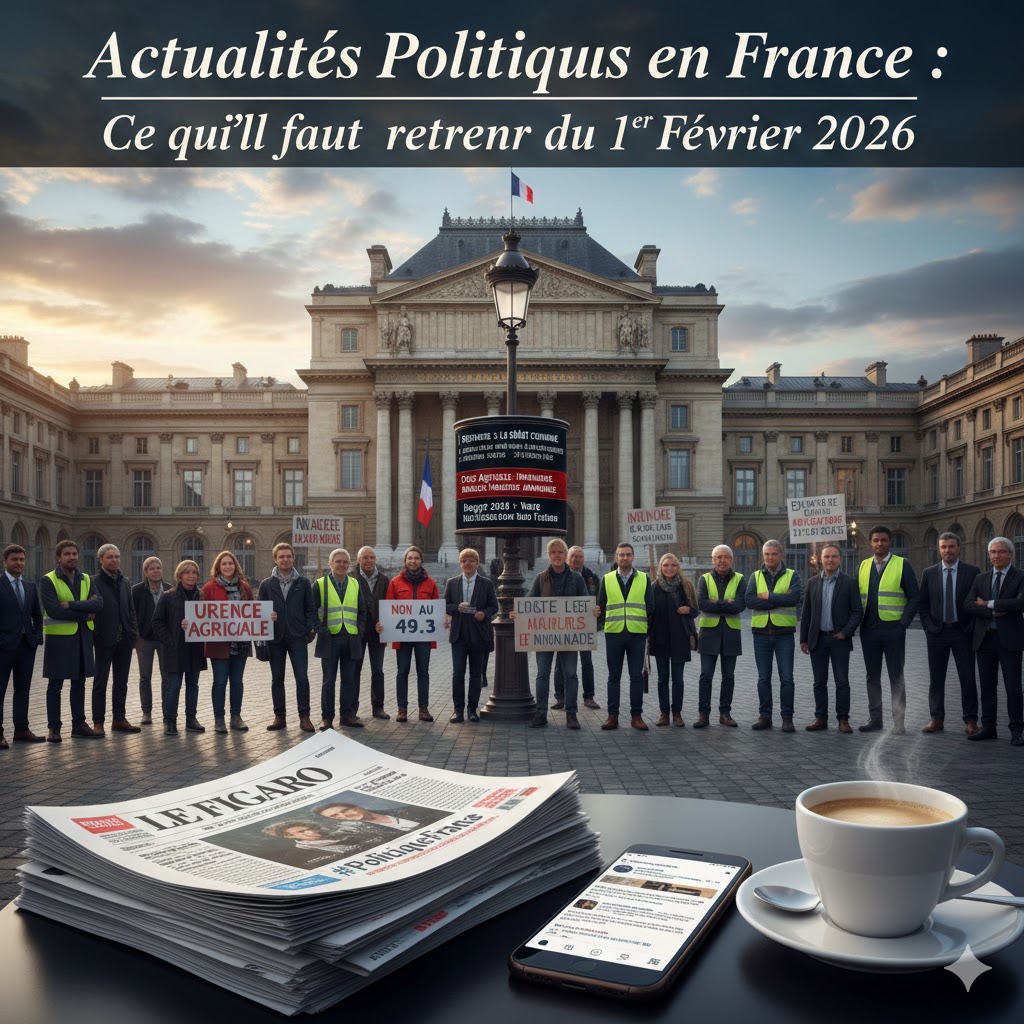 LeFreeCoin's tweet image. lefreecoin.fr/actualites-pol…
Actualités Politiques en France : Ce qu’il faut retenir du 1er février 2026
#lefreecoin #lefreecoinfr #PolitiqueFR #Budget2026 #Lecornu #Municipales2026 #France2026 #Economie #PouvoirDAchat