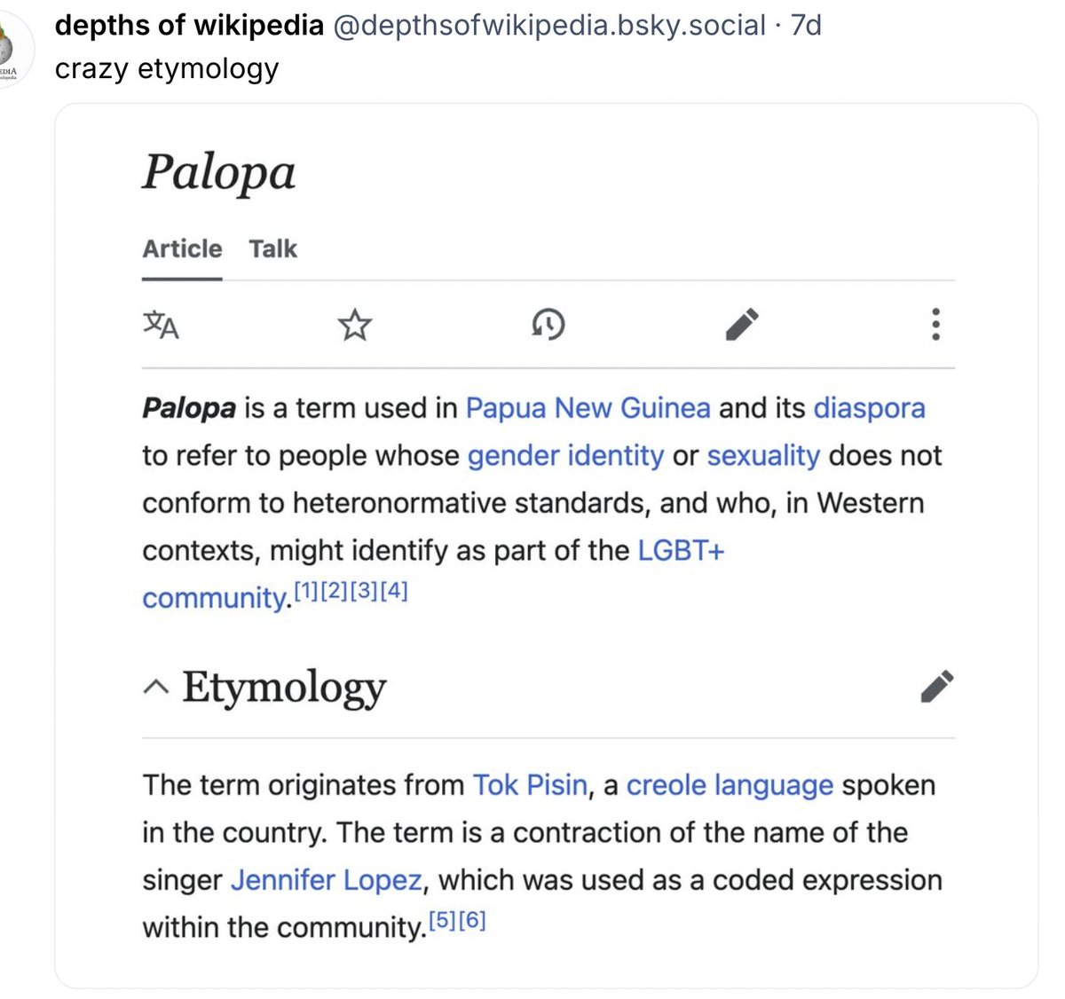 depths of wikipedia! tweet media