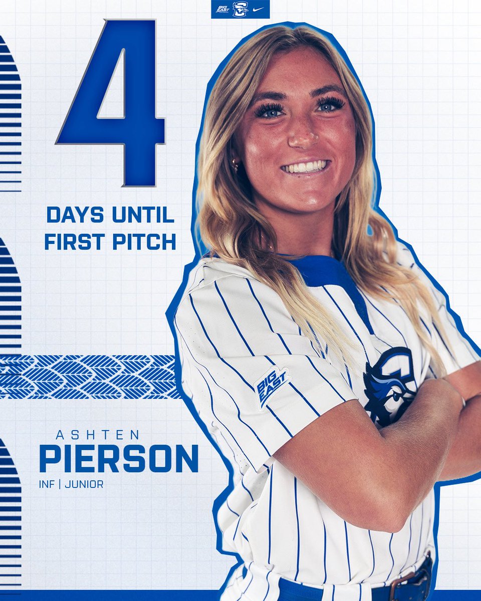 BluejaySoftball's tweet photo. T-4️⃣ days until game day!!

#GoJays x @ashten_pierson https://t.co/itzjP4dDyu