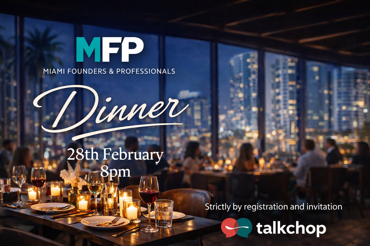 Miami Founders & Professionals (MFP) tweet media