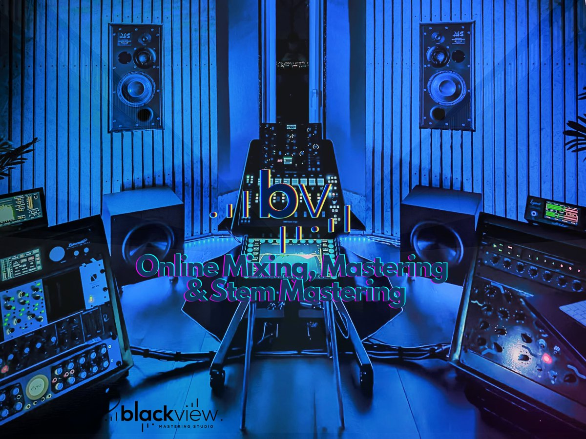 blackviewstudio's tweet photo. Black View Studio®️ — sklep już działa. Release-ready mastering / stem / mix&amp;master (+ Apple Digital Masters). Start promo: -16% dla pierwszych 16 → kod 16X16  https://t.co/79gV1BX5wY https://t.co/qPn1bPNlaY