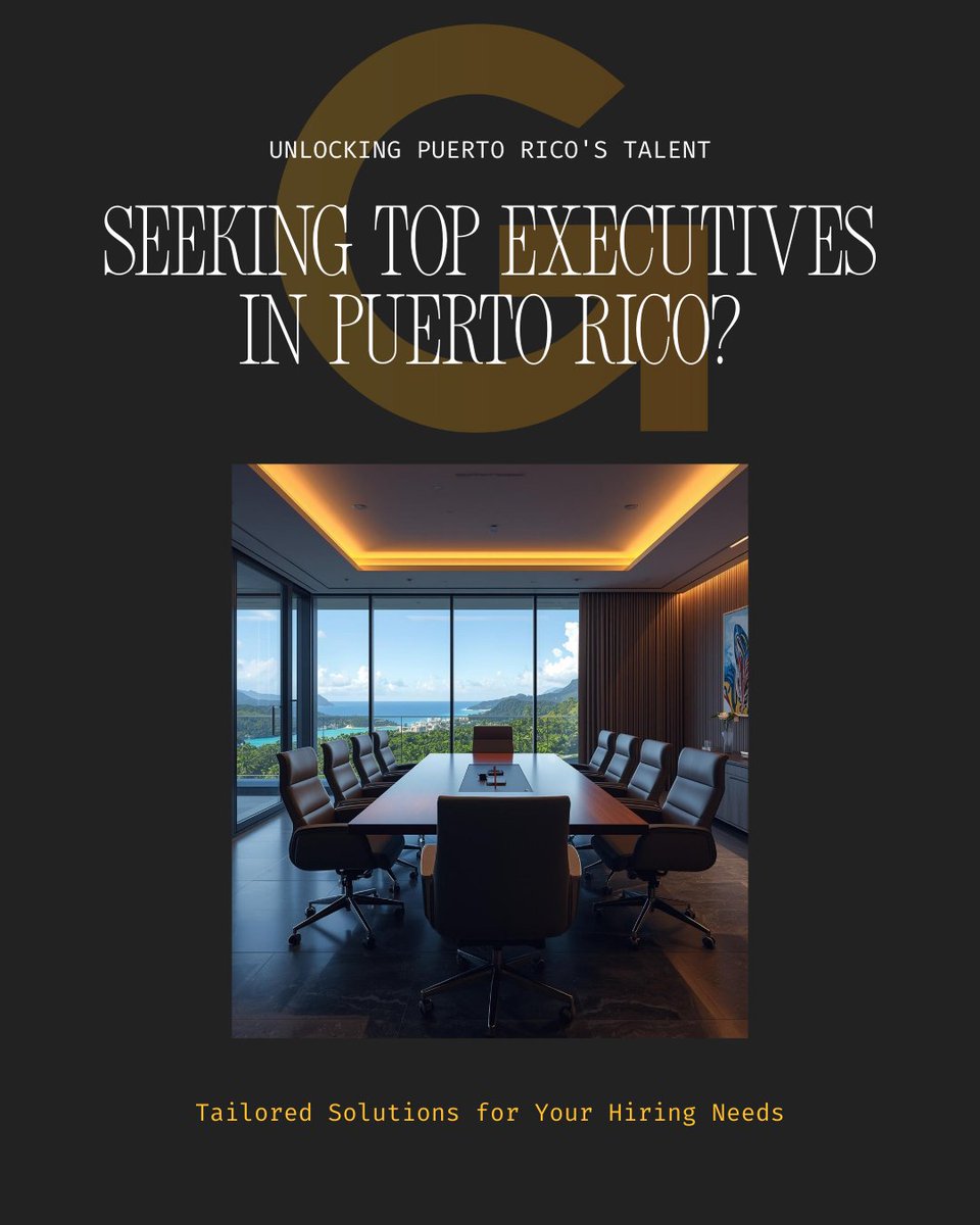 Seeking top executives in Puerto Rico? GRC Executive Search delivers senior talent—fast, confidentially, and with a tailored approach. Build your leadership team with us. Learn more: grcexecutive.com #ExecutiveSearch #PuertoRicoJobs #TopTalent #HiringNow