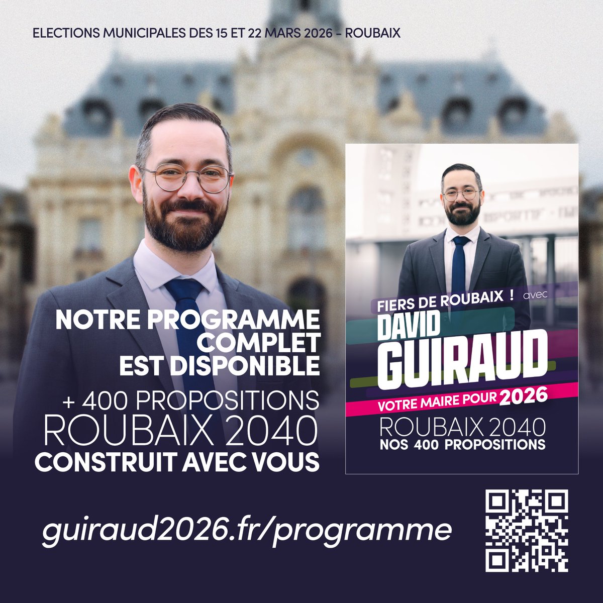 👉 Notre programme disponible sur guiraud2026.fr/programme
