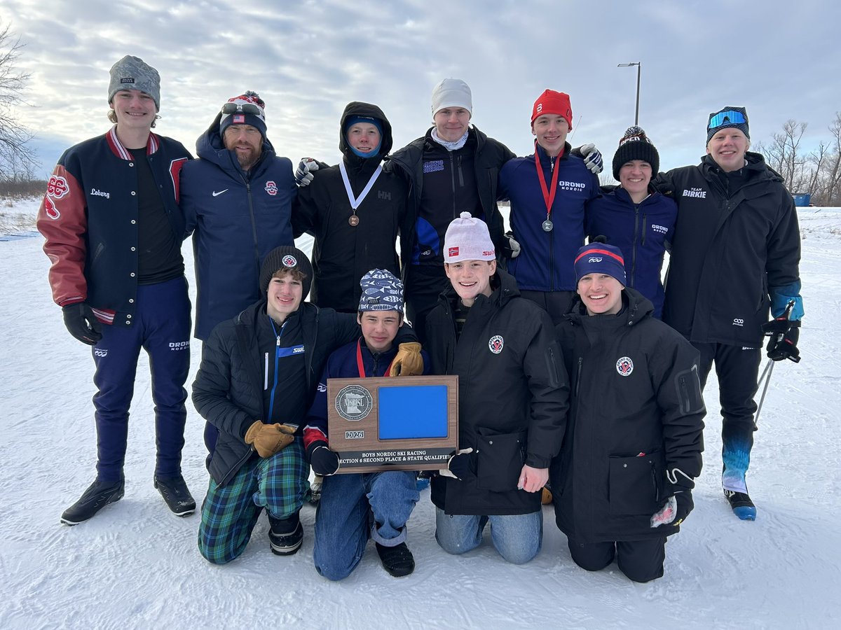 Section Runner-Up &amp; State Meet Qualifier!

Congrats to Boys Nordic Ski on qualifying for the MSHSL State Meet next week at Giants Ridge Ski Resort. This marks the first time in school history that the boys have qualified as a team for the State Meet.
