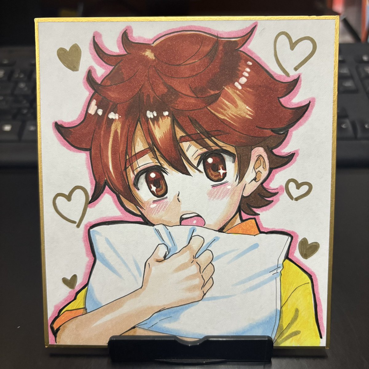 なんで没にしたかわからないけどイベントに持っていかなかったアナログ🐥くん色紙