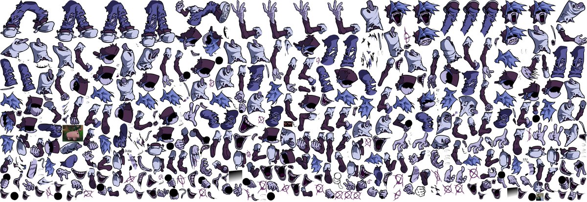 silly billy is such a product of its time bc why did we do literally everything with spritesheets when every anim (aside from the video) couldve easily been put into one atlas😭