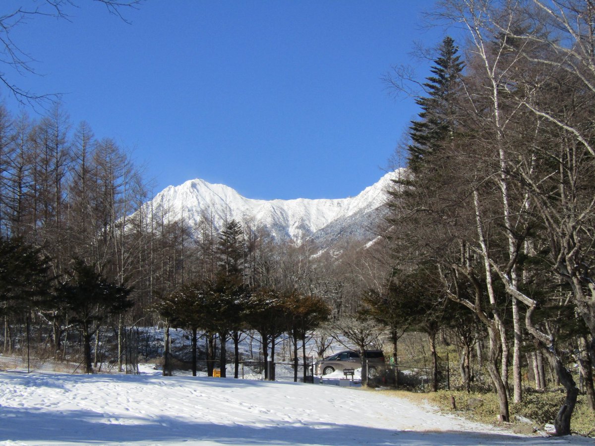 access 2026年1月31日 09:39 気温：-8℃ 天気：晴れ 数日ぶりに #八ヶ岳