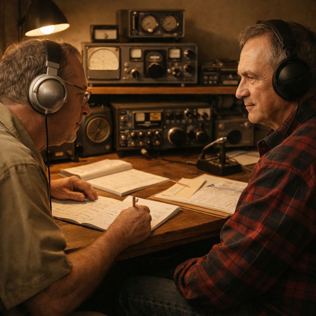 Paper logs. Handwritten notes. Learning side by side. Ham radio has always been about shared experience. 

Did you start with paper logs, or digital from day one? 

#ThrowbackThursday #HamRadioHistory #AmateurRadio #RadioTraditions #SharedExperience