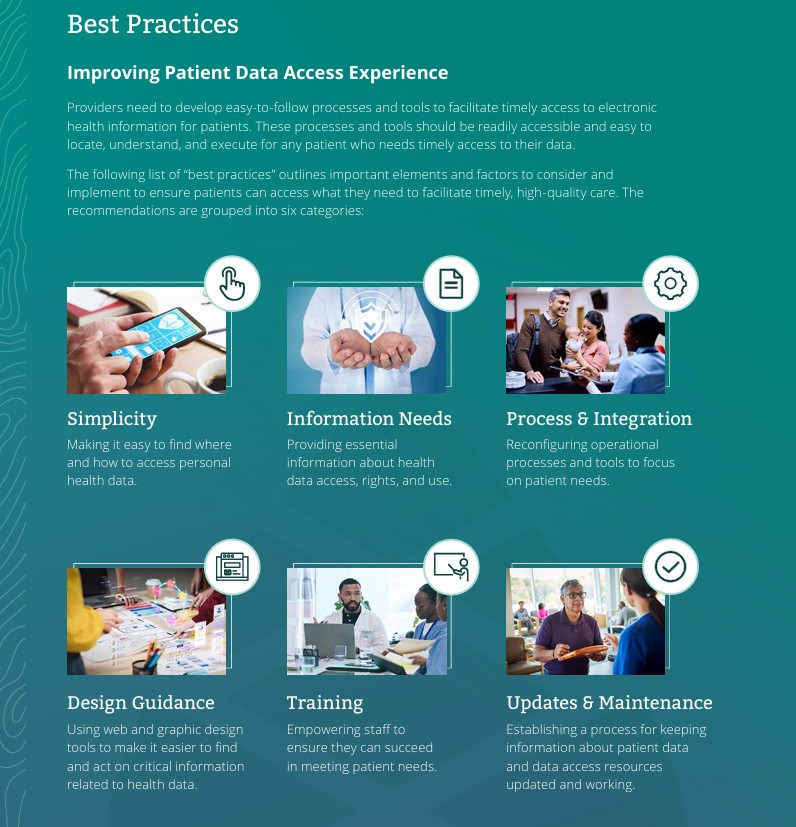 Hassanah2017's tweet photo. Seeking Draft comments < 4.2.2026 Best Practices and Implementation Toolkit for Providers - The @sequoiaproject = Patient Data Access Experience- #PDRC Patient Data Resource Center coming soon at your facility- https://t.co/aswCnnYd1Q