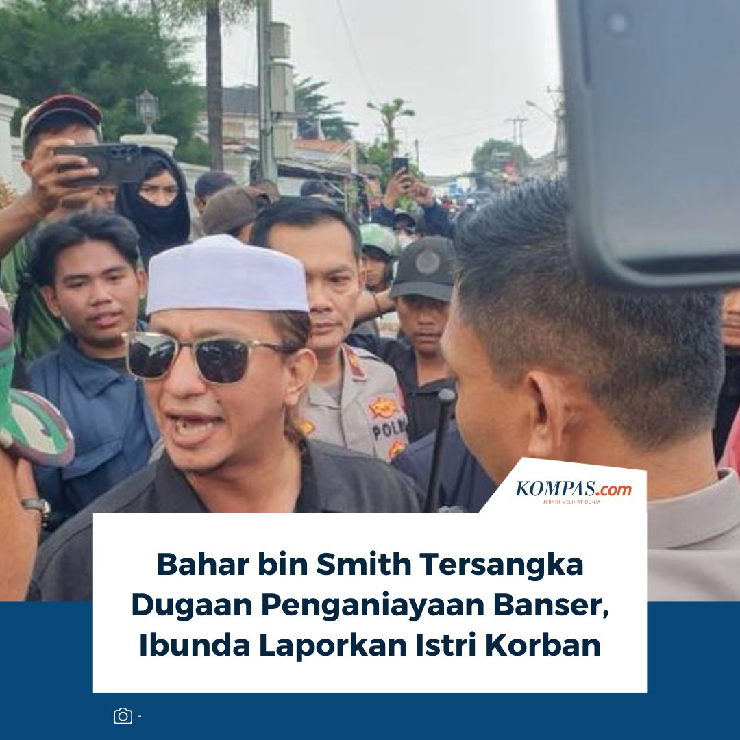kompascom's tweet image. Pendakwah Bahar bin Smith (BHS) ditetapkan sebagai tersangka dalam perkara dugaan penganiayaan terhadap Rida, anggota Barisan Ansor Serbaguna (Banser).

Baca di sini: bandung.kompas.com/read/2026/02/0…

~AA #BHS #Penganiayaan #Banser