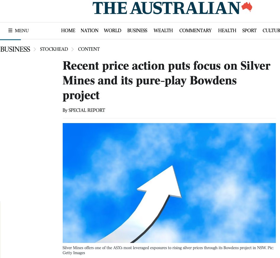 Silver Mines Limited tweet media