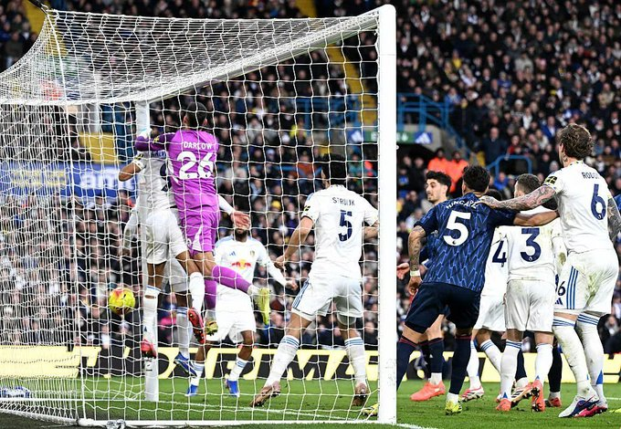 Now that Madueke has been awarded the goal against Leeds, we need to have a conversation about Saka getting the goal from the direct corner against Wolves.