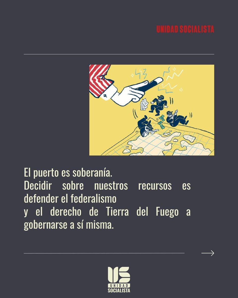 NO A LA INTERVENCIÓN DEL PUERTO DE USHUAIA
#Ushuaia #TierraDelFuego #Soberania #Federalismo #UnidadSocialista