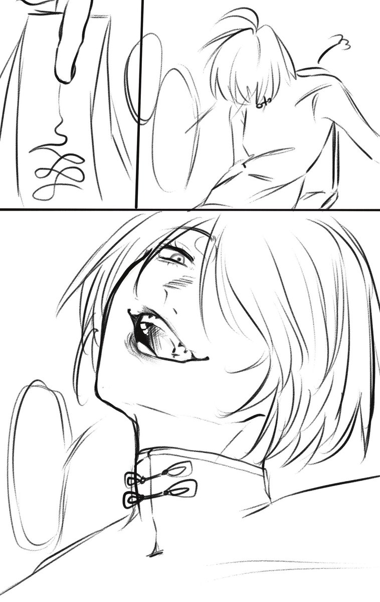 FREUDE_003's tweet photo. 表情練習｡クレイモアを参考に｡にゃーちょこさんとカラシナさんの顔面をぶん取って借りました｡死んだら返します｡ https://t.co/9HPPjhFltg