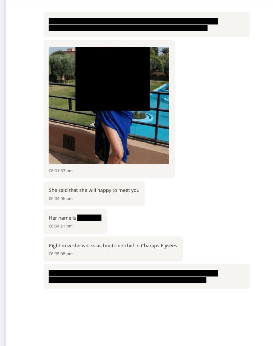 RLehbib's tweet photo. #EpsteinFiles : Cute French girl in Marrakech 🇲🇦 22Y.
She said that she will happy to meet you. Right now she works as boutique chef in Champs Elysées.

Daniel Siad : 
When would You like to come to visit Marrakech, I can organise amazing casting, and Great place to stay private house

if You would like to stay at Mandarin Oriental the owner is very good friend of mine Nacer El kabache.