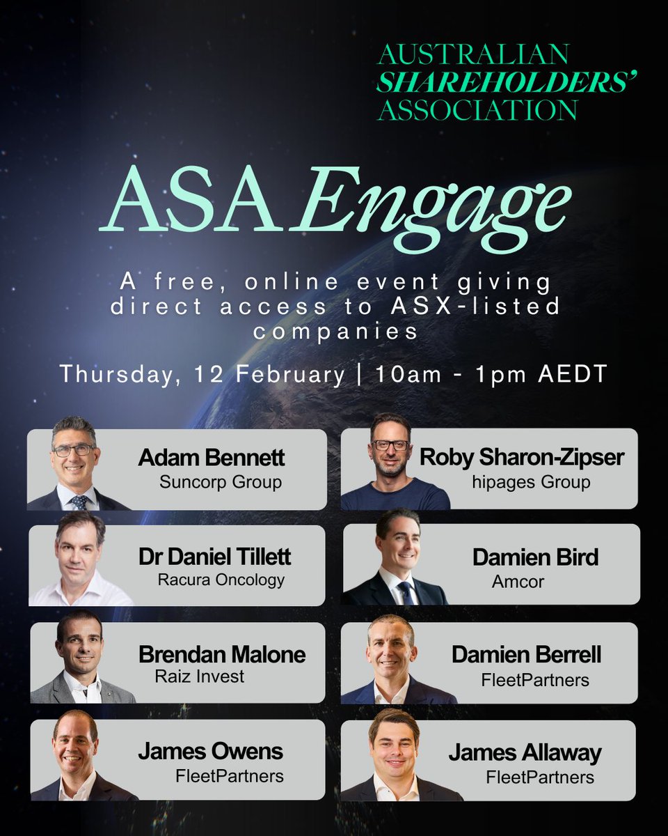 ASA | Australian Shareholders' Association tweet media