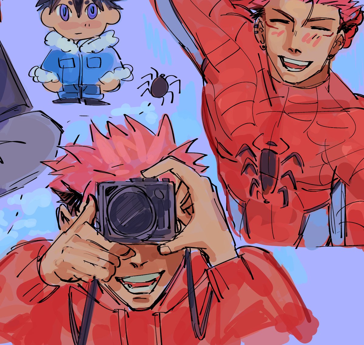 actually colouring my art for once be afraid