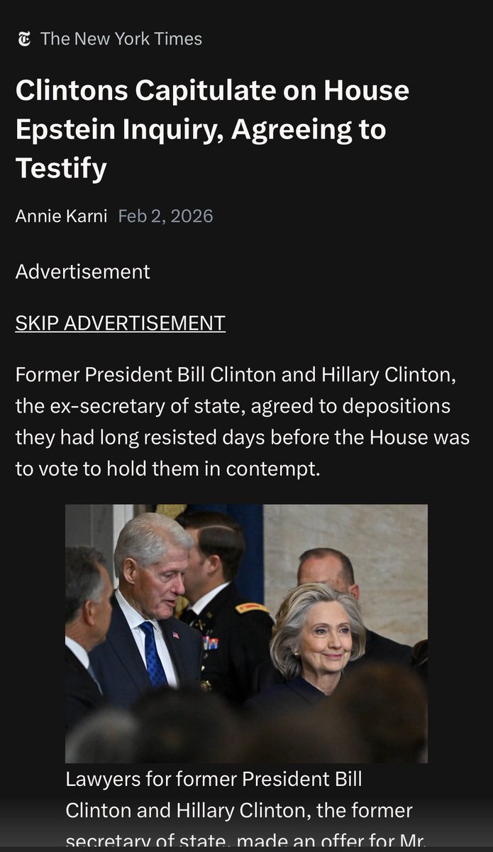 Bill Clinton testifying about his sexual history in front of Congress went so well last time. I can see why he would want to do it again.